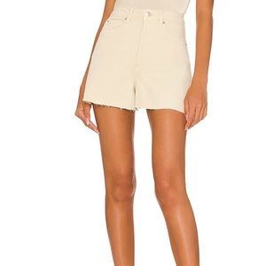 NWT WeWoreWhat Ivory Denim Shorts